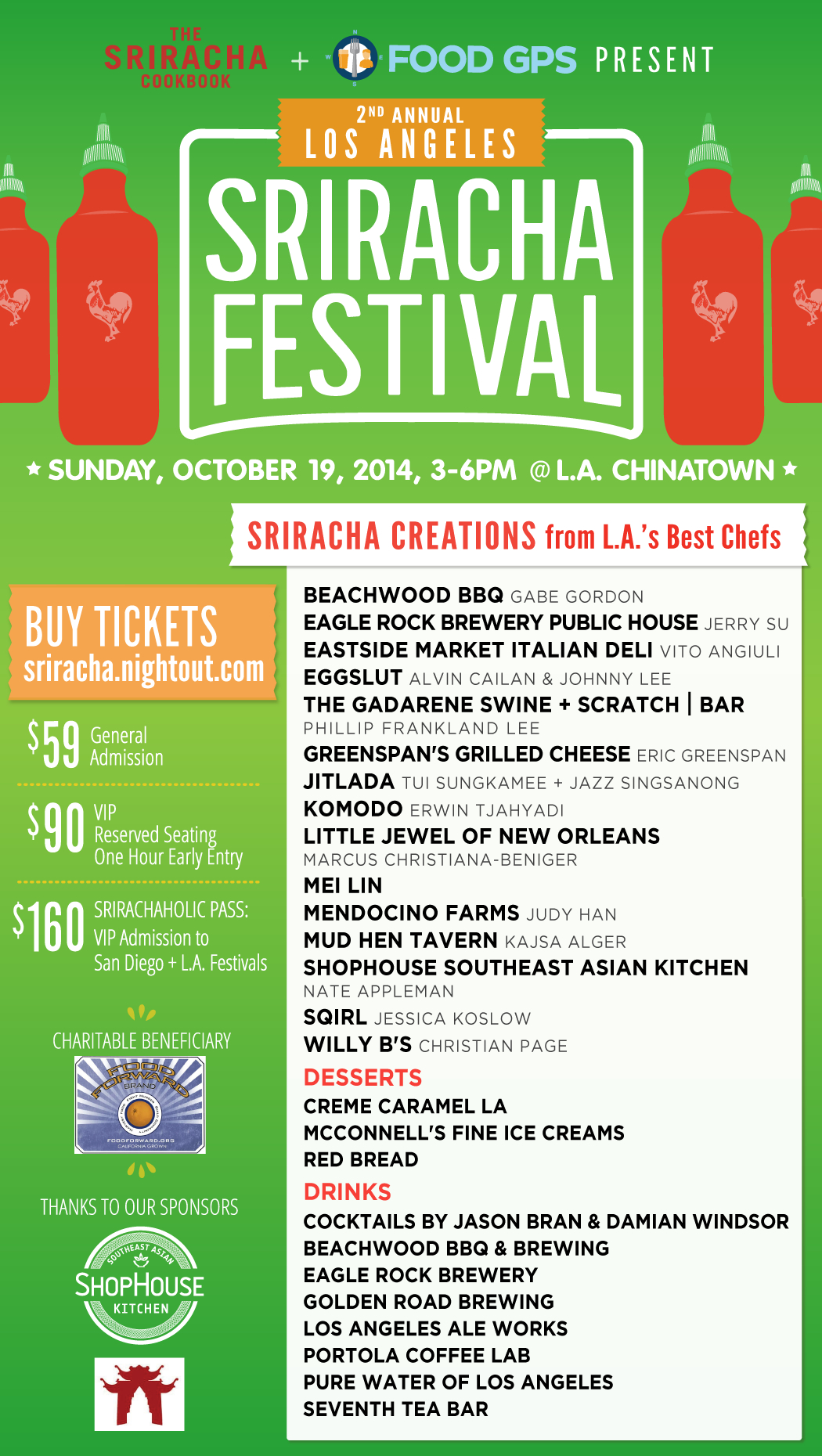 2nd Annual Los Angeles Sriracha Festival — 10/19 in Chinatown