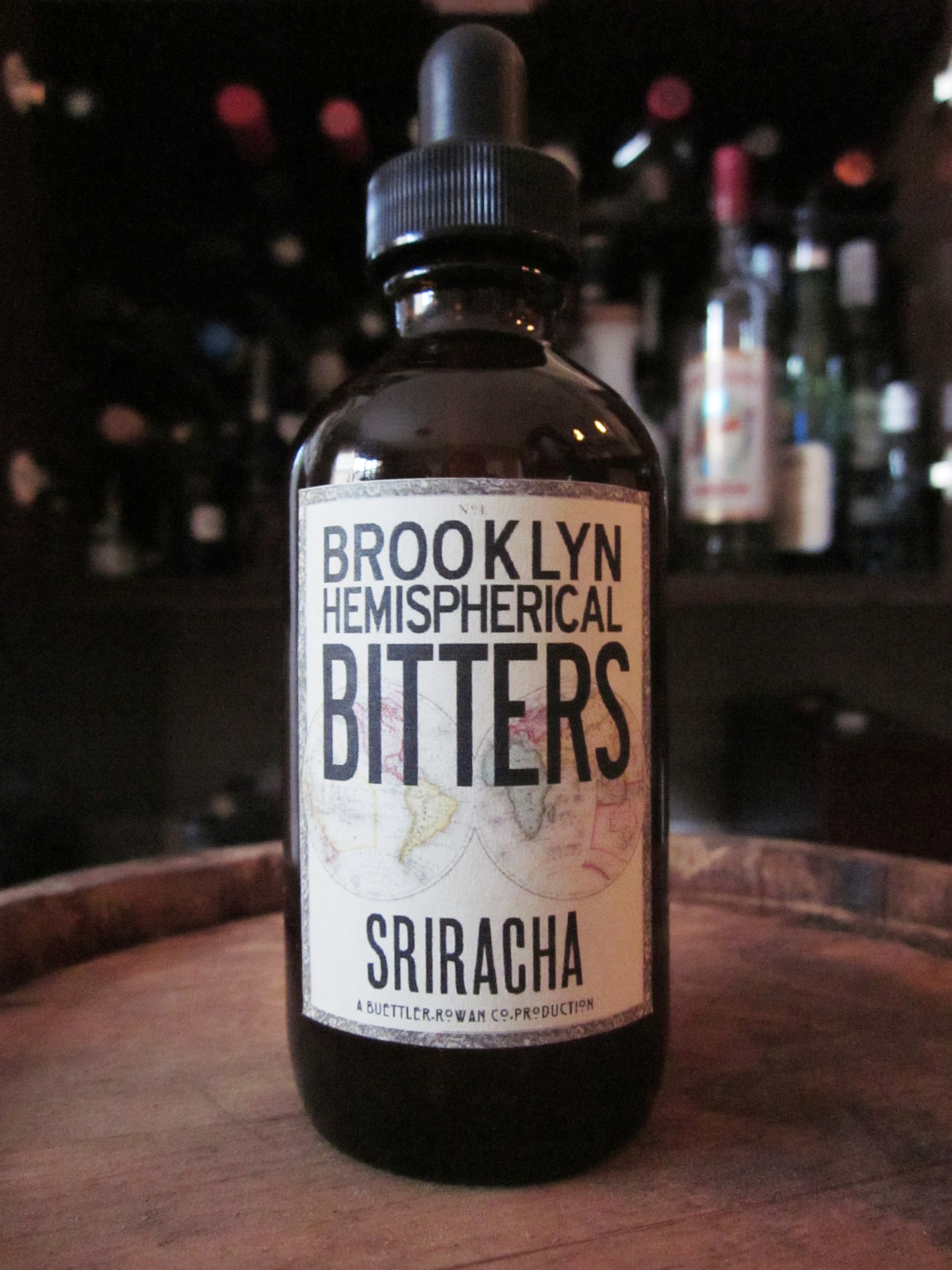 Spicy Sriracha bitters for cocktail recipes