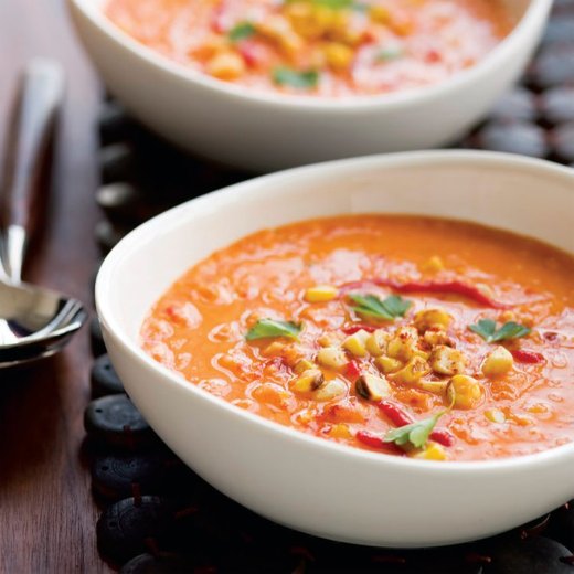 Fire Roasted Corn Chowder Sriracha recipe