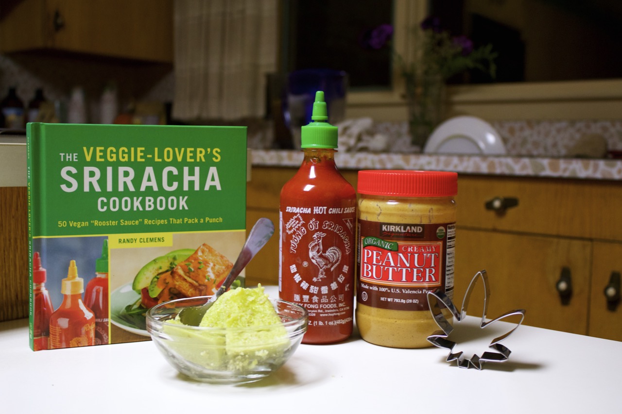Recipe for Peanut Butter & Sriracha cannabis cookies