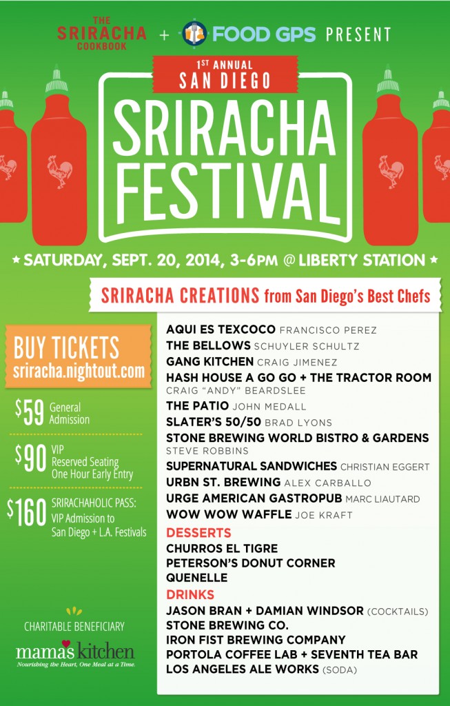San Diego Sriracha Festival - VIP Ticket Giveaway